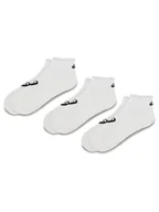 Skarpetki damskie - Asics Zestaw 3 par niskich skarpet unisex 3PPK Quarter Sock 155205 Biały - miniaturka - grafika 1