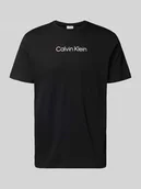 Koszulki męskie - T-shirt z nadrukiem z logo - miniaturka - grafika 1