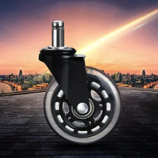 Komplet 5 kółek kauczukowych PERSES do foteli i krzeseł - Fotele Komplet 5 kółek kauczukowych PERSES do foteli i krzeseł - Fotele - miniaturka - grafika 5