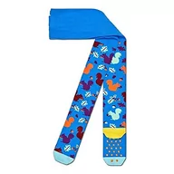 Skarpetki damskie - Happy Socks Squirrel Tights, Skarpety dla dzieci, Niebieski-Żółty-Pomarańczowy-Czerwony-Fioletowy (6-12M) - miniaturka - grafika 1