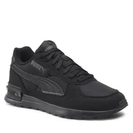Sneakersy damskie - Sneakersy Puma Graviton Jr 381987 01 Czarny - miniaturka - grafika 1