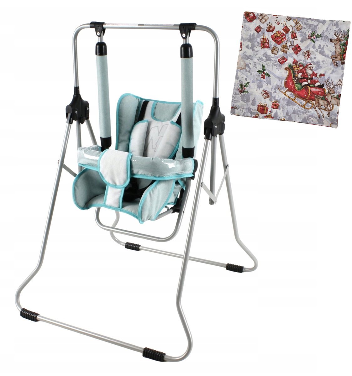 Huśtawka Stojąca/Lezaczek ADBOR kolor N-04+ Poszewka na jasiek