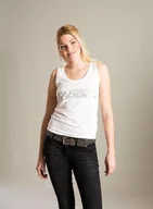 Koszulki jeździeckie - ESKADRON Koszulka bokserka COCO Equestrian Fanatics white - miniaturka - grafika 1