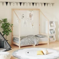 Łóżeczka i kojce - Rama łóżka dziecięcego, 70x140 cm, drewno sosnowe Lumarko! - miniaturka - grafika 1