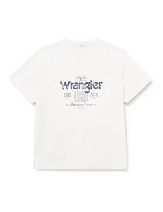 Wrangler T-shirt męski Americana Tee, Worn White, S - Koszulki męskie - miniaturka - grafika 1