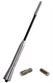 Anteny samochodowe - Antena Bat Maszt Radiowy 18 cm Aluminium- Chrom Adaptery - miniaturka - grafika 1