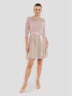 Sukienki - Swing Sukienka koktajlowa 77761210 Różowy Regular Fit - miniaturka - grafika 1