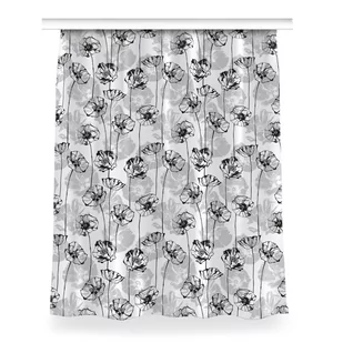 Zasłona z nadrukiem gotowa 150x200 Kwiaty Glamour, Fabricsy - Zasłony - miniaturka - grafika 1