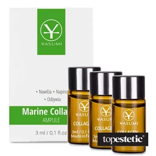 Yasumi Yasumi Marine Collagen Set ZESTAW Ampułka z kolagenem 3 szt x 3 ml - Pozostałe kosmetyki do pielęgnacji twarzy - miniaturka - grafika 1