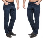 Spodnie męskie - SPODNIE MĘSKIE STANLEY JEANS - 400/031 - 100cm L30 - miniaturka - grafika 1