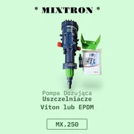 Pompy wodne - Pompy Dozującej Mixtron MX.250.P022 E 0,2-2%, 2500 l/h uszczelki - EPDM 3/4"Mx2 - miniaturka - grafika 1