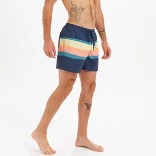 Spodenki surfingowe męskie Quiksilver Volley Blurry krótkie - Kąpielówki męskie - miniaturka - grafika 1