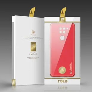 Dux Ducis Yolo eleganckie etui pokrowiec ze skóry ekologicznej Xiaomi Redmi 10X 4G / Xiaomi Redmi Note 9 czerwony - Etui i futerały do telefonów - miniaturka - grafika 5