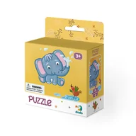 Puzzle - Puzzle, Dodo, Duo zestaw 2, Żyrafa/Słoń/Lew/Małpka, 16 el. - miniaturka - grafika 1