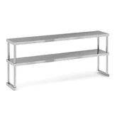 Meble gastronomiczne - Dwupiętrowa nadstawka na stół, 1500 x 300 x 600 mm - miniaturka - grafika 1