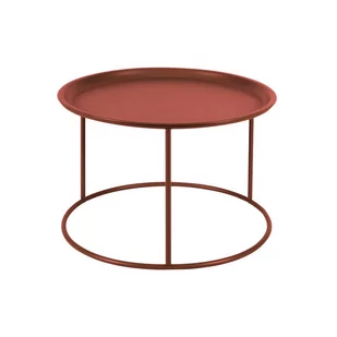 WOOOD Stolik Ivar L 56cm ceglany 375446-B - Ławy i stoliki kawowe - miniaturka - grafika 1