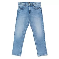 Spodnie męskie - Cropp - Niebieskie jeansy comfort - Niebieski - miniaturka - grafika 1