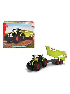 Dickie Traktor "Claas" z przyczepką - 3+ - Pociągi dla dzieci - miniaturka - grafika 1