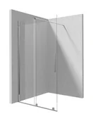 Ścianki i drzwi prysznicowe - Deante Jasmin Kabina walk-in przesuwna 195x100 cm chrom KTJ030R - miniaturka - grafika 1