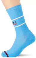 Skarpetki męskie - Tommy Hilfiger Skarpety unisex Crew Sock, niebieski, 39-42 EU - miniaturka - grafika 1