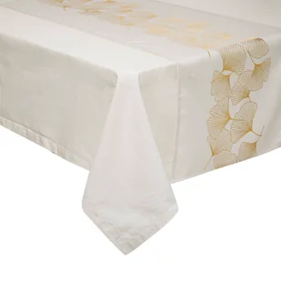 Bieżnik na stół ze złotym wzorem, 45 x 200 cm - Obrusy i serwetki - miniaturka - grafika 1