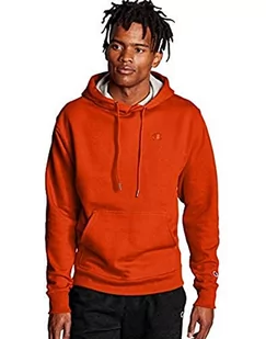 Champion Powerblend męska bluza z kapturem, kultowe logo C (Reg. Big & Sosna), Orange Pikantny, XXL, Pomarańczowy ostry, XXL - Bluzy męskie - miniaturka - grafika 1