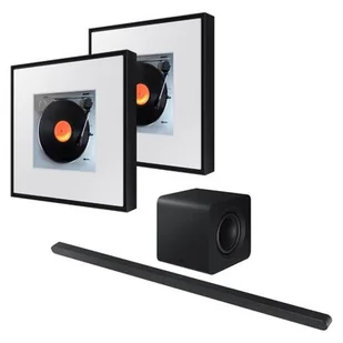 SAMSUNG HW-S800D EN Czarny + SAMSUNG Music Frame HW-LS60D EN Czarny (2 szt.) - Soundbary - miniaturka - grafika 1