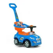 Jeździki dla dzieci - Milly Mally JEŹDZIK 3W1 POJAZD HAPPY NIEBIESKO-POMARAŃCZOWY 4620 - miniaturka - grafika 1
