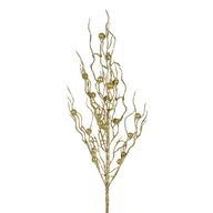Ozdoby bożonarodzeniowe - GAŁĄZKA ŚWIĄTECZNA DEKORACYJNA 69 45X20 CM ZŁOTY - miniaturka - grafika 1