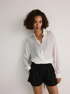 Moda i Uroda OUTLET - Reserved - Koszula z wiskozy - biały - miniaturka - grafika 1