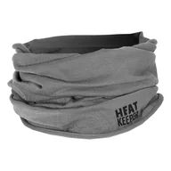 Czapki narciarskie - Wielofunkcyjny szalik/ocieplacz na szyję Heat Keeper szary - miniaturka - grafika 1