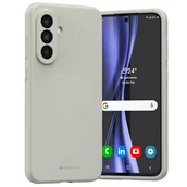 Etui i futerały do telefonów - Etui Mercury Silicone do Samsung Galaxy A56 kamienny - miniaturka - grafika 1