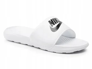 KLAPKI męskie NIKE VICTORI ONE SLIDE CN9675-100 białe na basen 42,5 - Klapki i japonki męskie - miniaturka - grafika 1