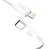 Kable USB - Dudao krótki kabel USB Typ C - Lightning 65 W 28 cm Power Delivery szary (L6XE grey) - miniaturka - grafika 1