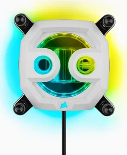 Corsair Corsair Hydro X Series XC7 RGB PRO CPU Wasserblock LGA 1200/1700, AM4 - weiß CX-9010016-WW - Chłodzenie wodne - miniaturka - grafika 1