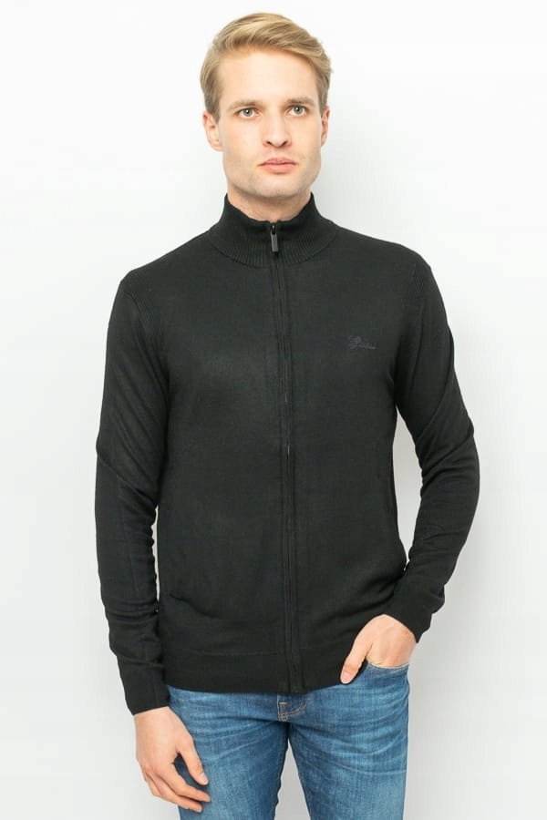 SWETER MĘSKI GUESS M2BR07 Z3142 CZARNY - XXL