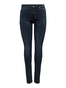 ONLY Spodnie damskie, Blue Black Denim, S x 32L - Spodnie damskie - miniaturka - grafika 1