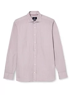 Hackett London Męska koszula z nadrukiem Melange Foulard Print, szara/czerwona, 3XL - Koszule męskie - miniaturka - grafika 1