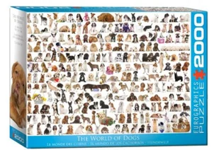Eurographics Puzzle 2000 elementów Świat psów - Puzzle - miniaturka - grafika 1