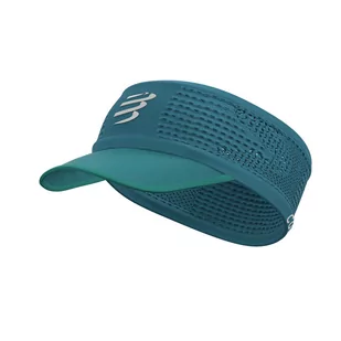 COMPRESSPORT Opaska na głowę z daszkiem SPIDERWEB HEADBAND ON/OFF colubmia - Czapki i chusty sportowe damskie - miniaturka - grafika 1