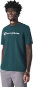 Koszulki męskie - Champion Koszulka męska Champion SS Tee zielona 220256 GS502 M - miniaturka - grafika 1