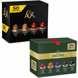 Kapsułki Jacobs różne rodzaje & L'or do Nespresso(r)* 12x 10 szt. - Kawa w kapsułkach i saszetkach - miniaturka - grafika 1