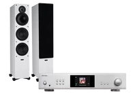 Zestawy stereo - Rotel S14 (srebrny) + Tesi 661 (biały) - miniaturka - grafika 1