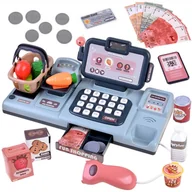 Zabawy w naśladowanie dorosłych - Kasa fiskalna skaner waga + smartfon, koszyk ZA4147 - miniaturka - grafika 1