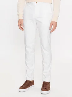 Tommy Hilfiger Chinosy Bleecker MW0MW26619 Biały Slim Fit - Spodnie męskie - miniaturka - grafika 1