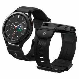 Spigen Pasek Rugged Band do Samsung Galaxy Watch 4 40/44mm Classic 42/46mm Watch 3 41mm Active 1/2 2019 Watch 42mm 2018 Matte Black AMP04031 - Akcesoria do smartwatchy - miniaturka - grafika 14