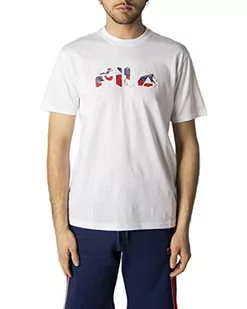 FILA Bosque T-shirt męski, Bright White, XS - Koszulki męskie - miniaturka - grafika 1