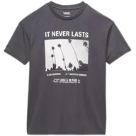 Koszulki i topy damskie - T-shirt Damski VANS Neverlasting Oversized Asphalt VN000MD01O71 XS - miniaturka - grafika 1