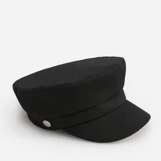 Czapki dla dzieci - Reserved Reserved - Sztruksowa czapka baker boy - Czarny - grafika 1