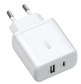 Ładowarki do telefonów - Ładowarka sieciowa Ugreen X227 20W GaN 1x USB-A 1x USB-C - biała - miniaturka - grafika 1